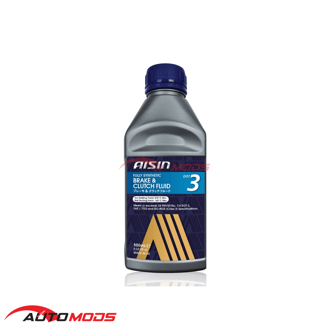 AISIN DOT 3 BRAKE & CLUTCH FLUID 500ml