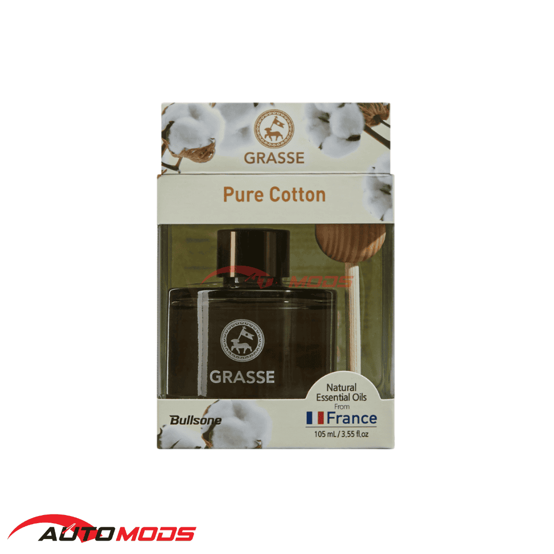 BULLSONE GRASSE CAR PERFUME PURE COTTONN 105ML