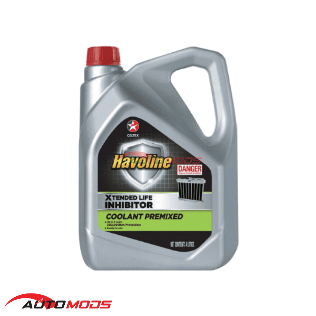 CALTEX HAVOLINE XLI PREMIXED COOLANT GREEN 4L