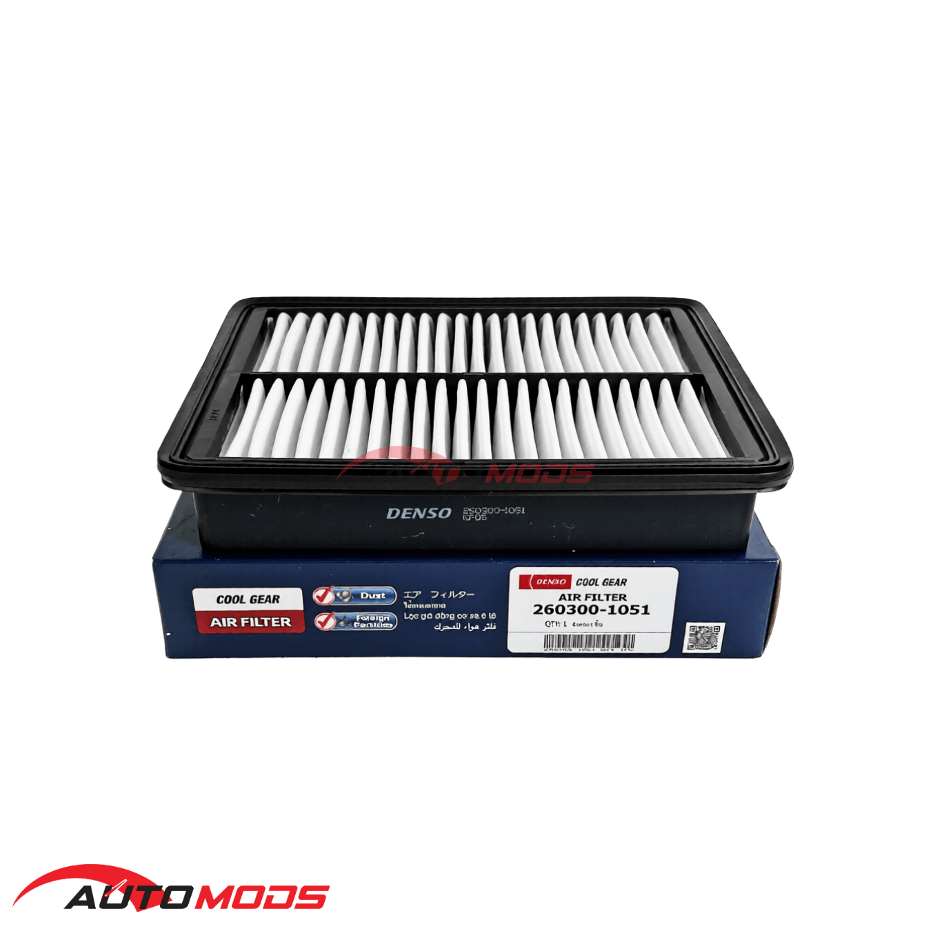 DENSO COOL GEAR AIR FILTER 1051 FOR MAZDA