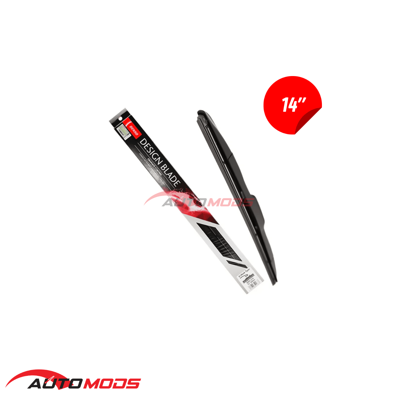 DENSO DESIGN U-HOOK WIPER BLADE 14"