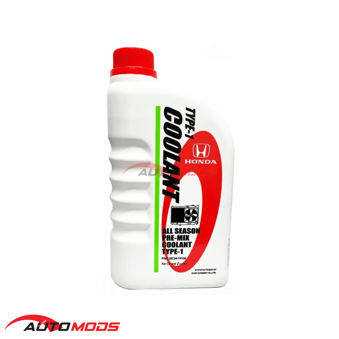 HONDA OEM TYPE 1 PREMIXED COOLANT 1L GREEN