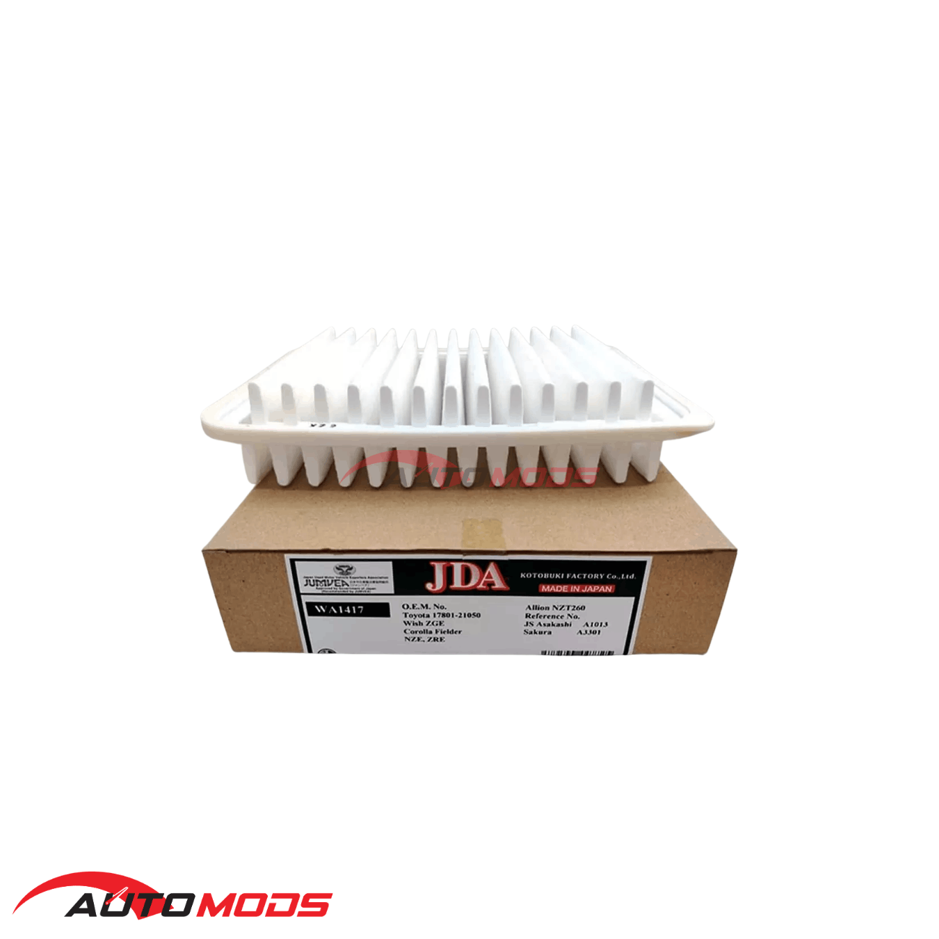 JDA AIR FILTER WA1417 FOR TOYOTA