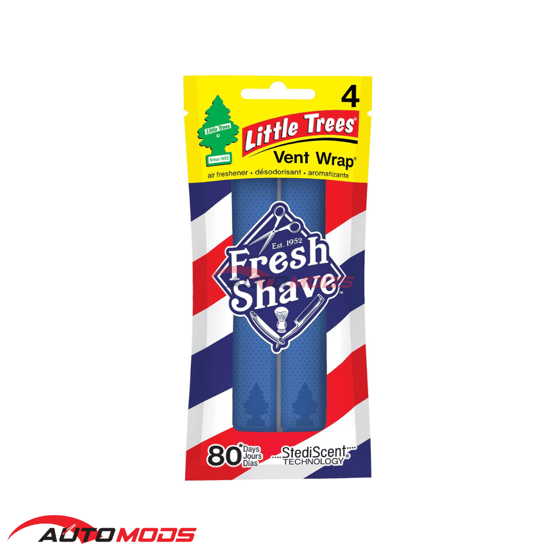 LITTLE TREES AC VENT WRAP FRESH SHAVE 4PCS/1PACK