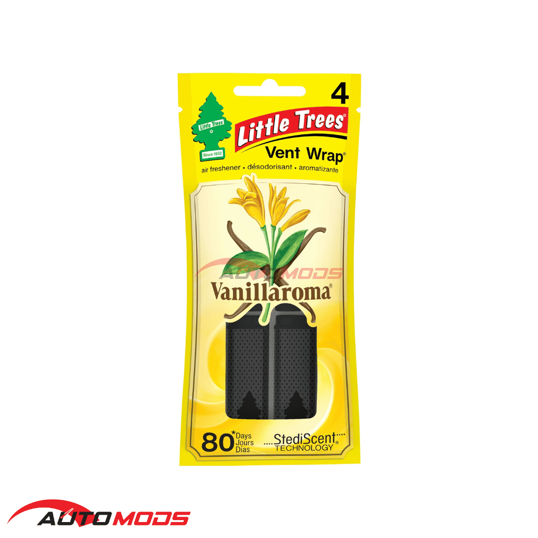 LITTLE TREES AC VENT WRAP VANILLAROMA 4PCS/1PACK