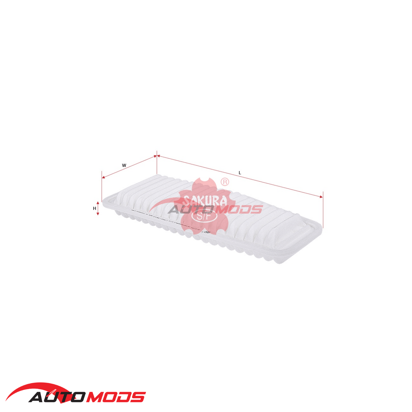 SAKURA AIR FILTER A-1194 FOR TOYOTA