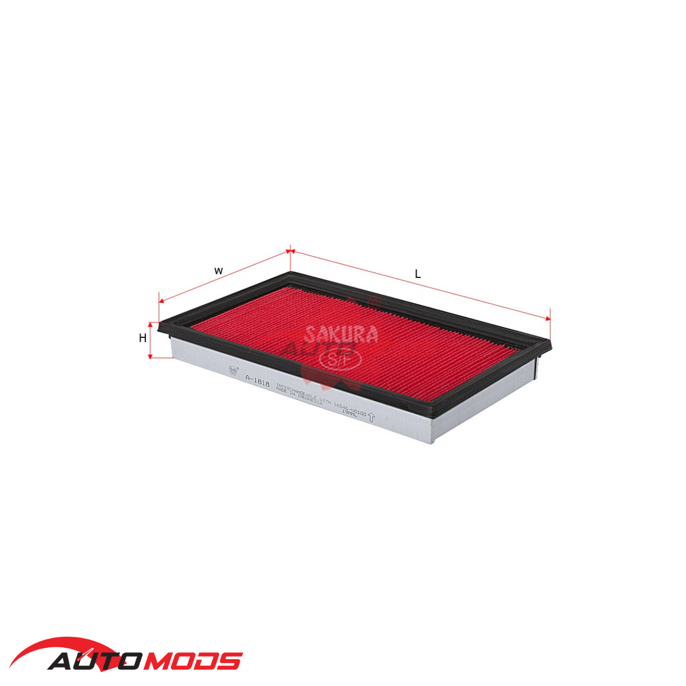 SAKURA AIR FILTER A-1818