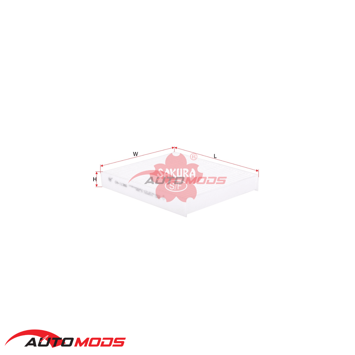 SAKURA CABIN FILTER CA-11380 FOR TOYOTA