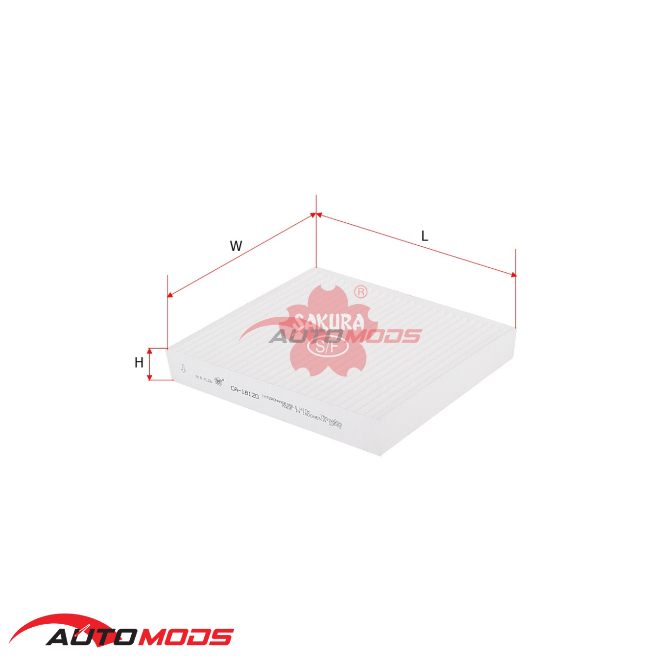 SAKURA CABIN FILTER CA-18120