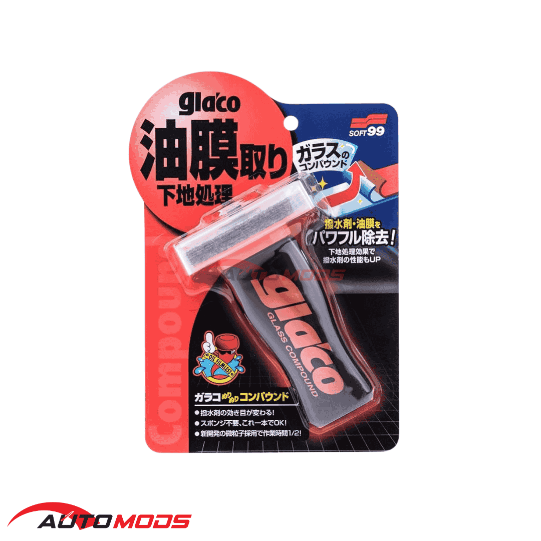 SOFT99 GLACO GLASS COMPOUND ROLL ON 100ML