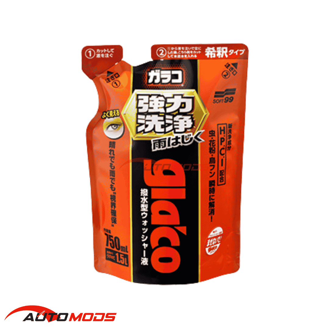 SOFT99 GLACO POWERFUL WINDSHIELD WASHER LIQUID 750ML
