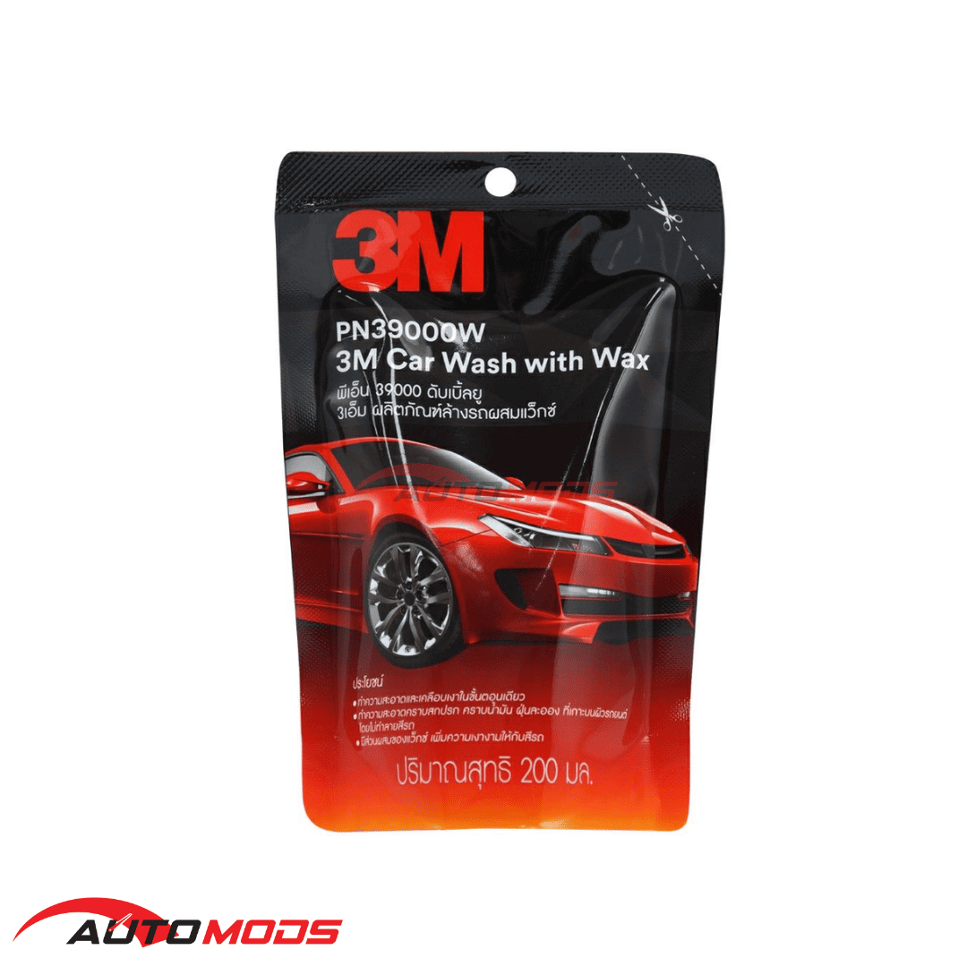 3M CAR WASH WITH WAX 200ML