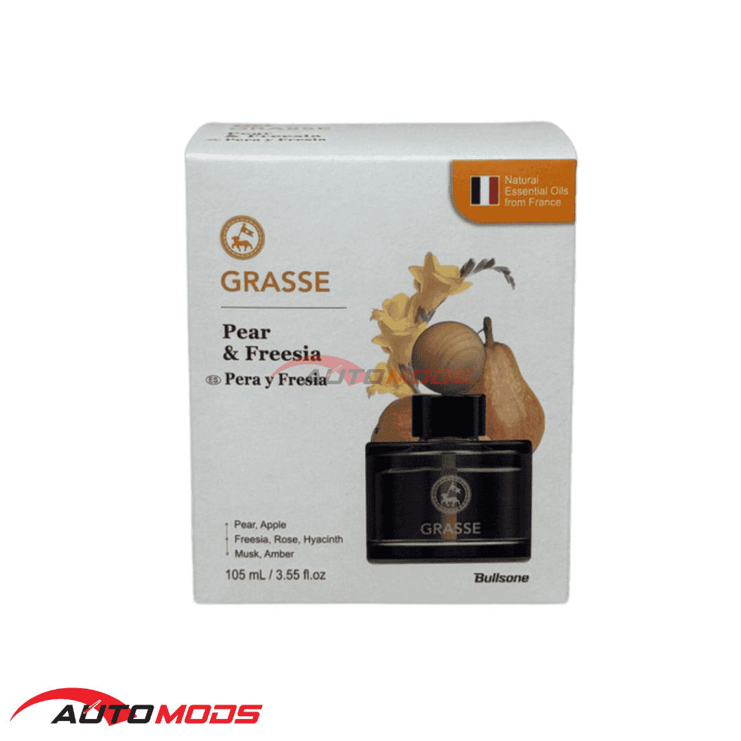 BULLSONE GRASSE CAR PERFUME PEAR & FREESIA 105ML