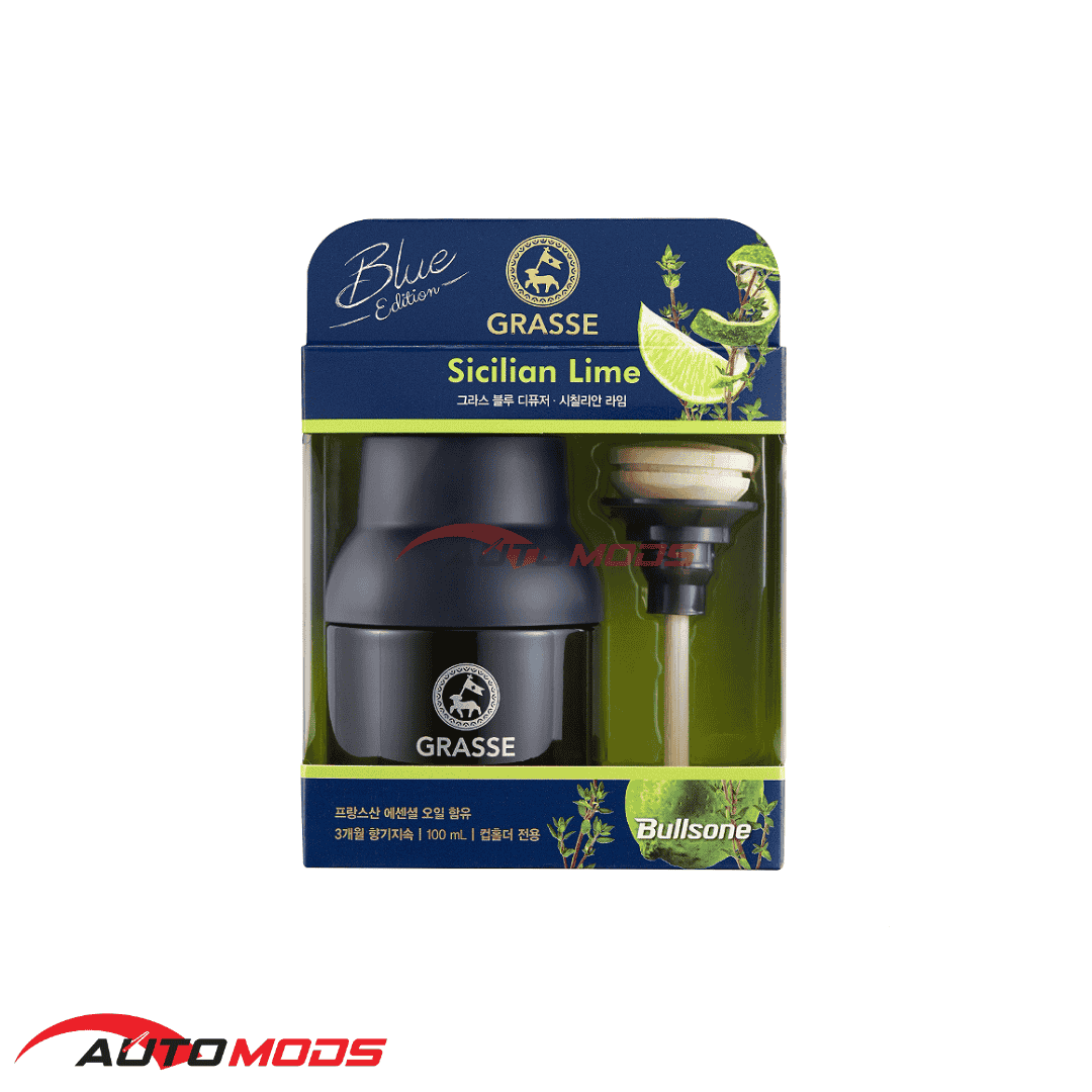 BULLSONE GRASSE CAR PERFUME SICILIAN LIME 100ML