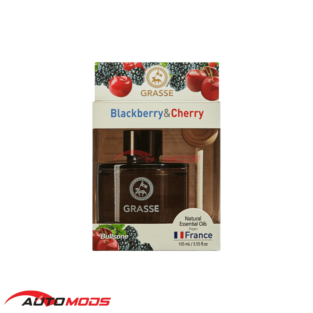 BULLSONE GRASSE CAR PERFUME BLACKBERRY & CHERRY 105ML