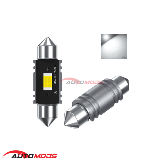 C5W WHITE LED BULB 28MM