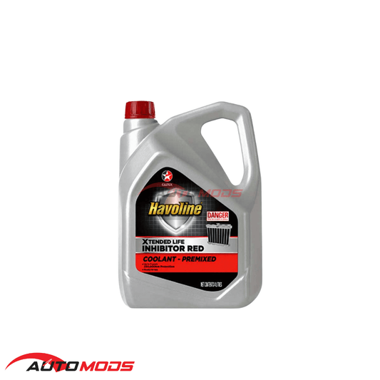 CALTEX HAVOLINE XLI PREMIXED COOLANT RED 4L
