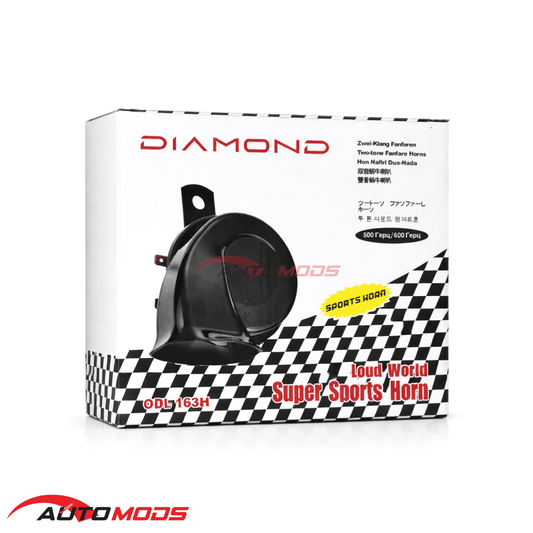 DIAMOND SNAIL 12V 72W 115DB± 500HZ & 600HZ UNIVERSAL HORN