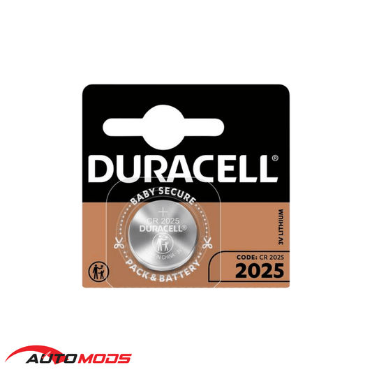 DURACELL CR2025 LITHIUM COIN BATTERIES (1 PACK)