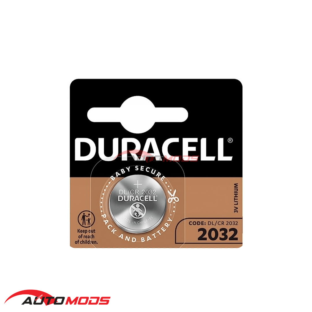DURACELL CR2032 LITHIUM COIN BATTERIES (1 PACK)