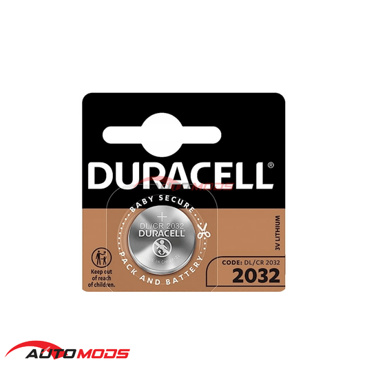 DURACELL CR2032 LITHIUM COIN BATTERIES (1 PACK)