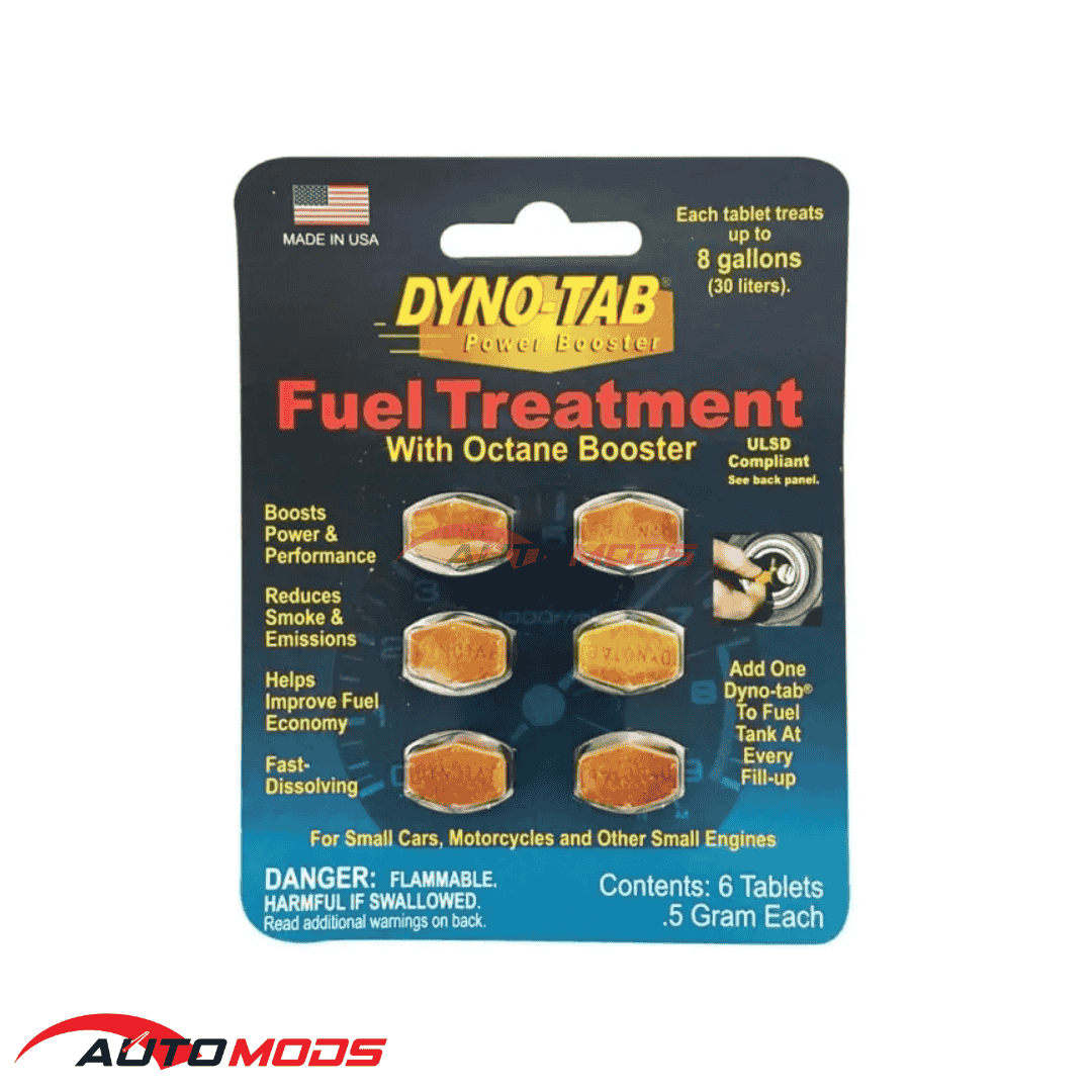 DYNO TAB FUEL TREATMENT WITH OCTANE BOOSTER 6TAB CARD