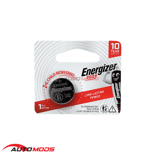 ENERGIZER CR2025 LITHIUM COIN BATTERIES (1 PACK)