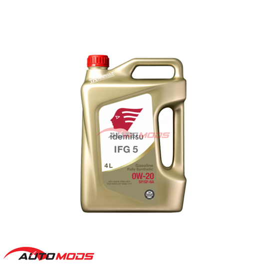 IDEMITSU IFG5 GASOLINE 0W-20 FULL SYNTHETIC 4L
