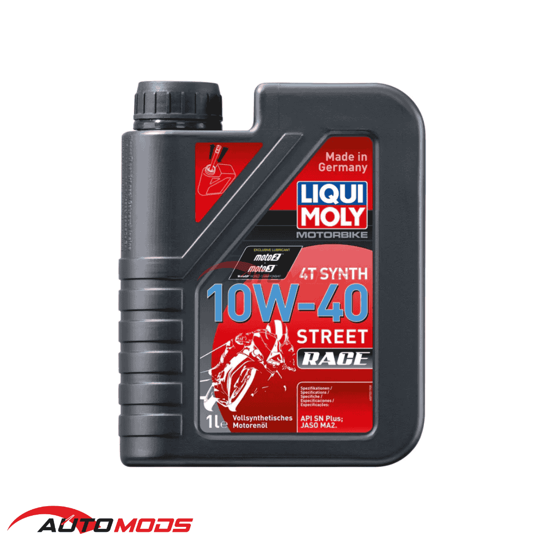 LIQUI MOLY MOTORBIKE 4T SYNTH 10W-40 STREET RACE FULL SYNTHETIC 1L