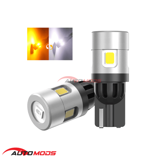 T10 AUTO SWITCHING WELCOME YELLOW LED BULB 1PAIR