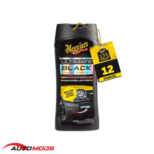 MEGUIAR'S ULTIMATE BLACK PLASTIC RESTORER 355ML