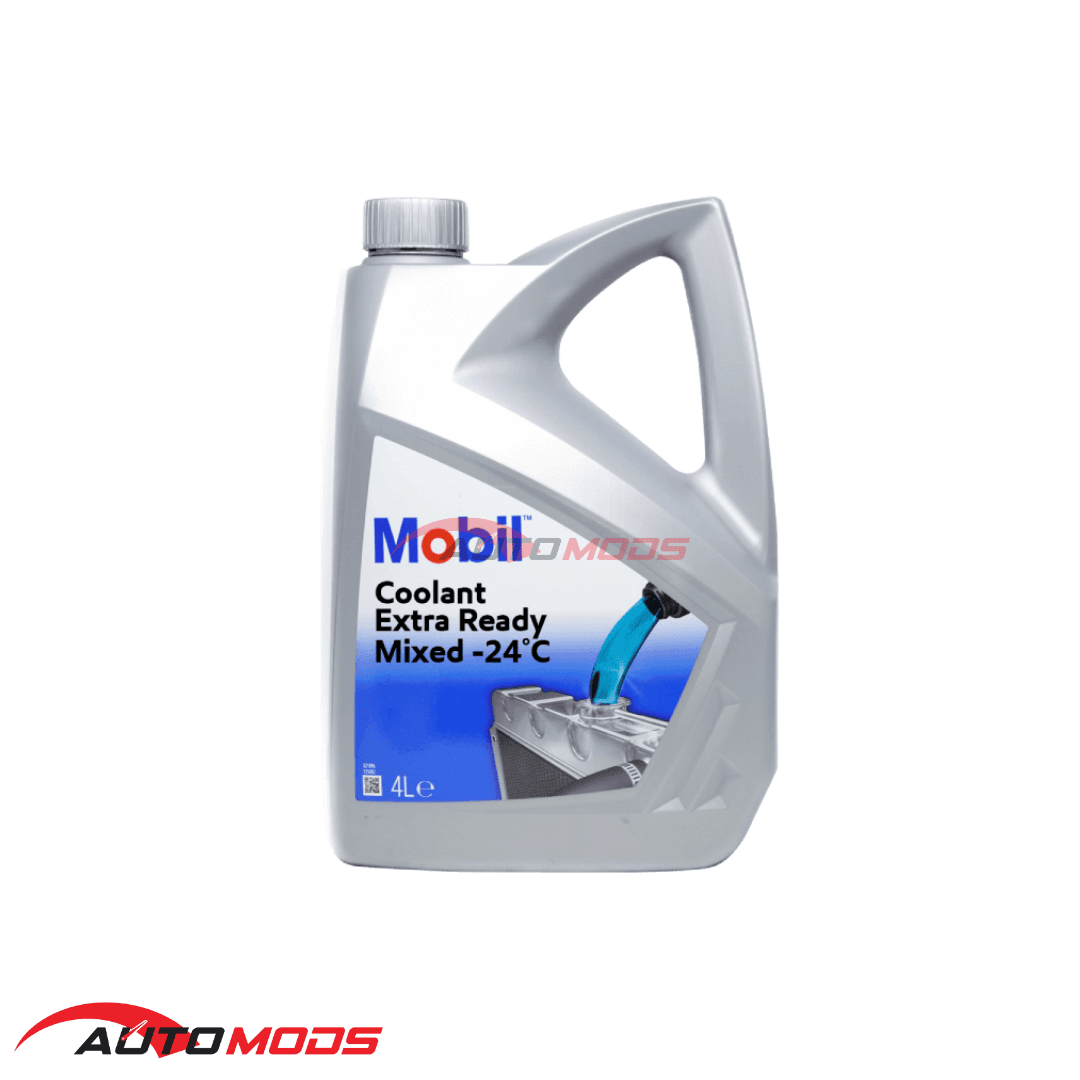 MOBIL COOLANT EXTRA READY MIXED -24°C BLUE 4L