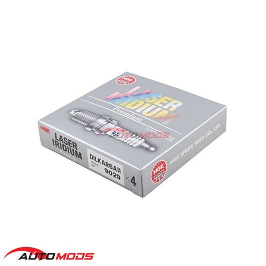NGK LASER IRIDIUM DILKAR6A-11 SPARK PLUGS (4PCS)