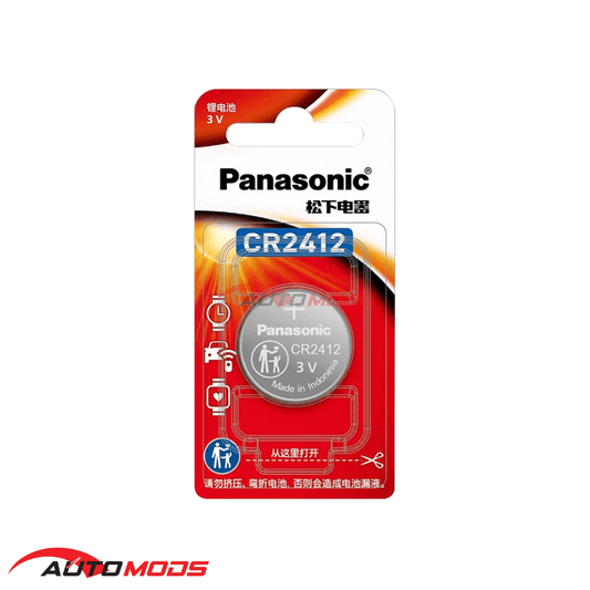 PANASONIC CR2412 LITHIUM COIN BATTERY (1 PIECE)
