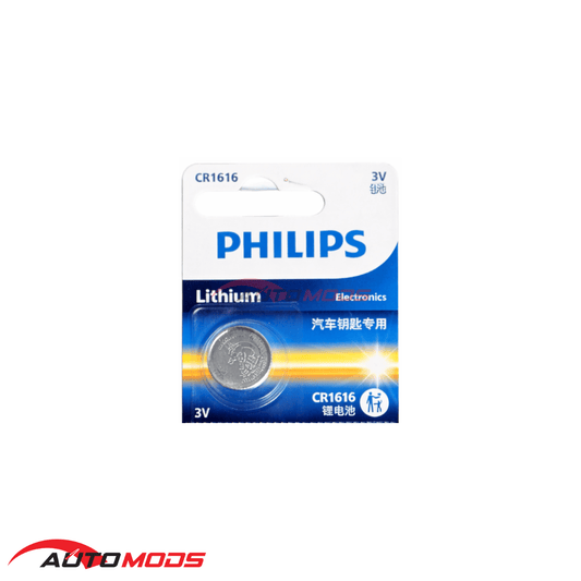 PHILIPS CR1616 LITHIUM COIN BATTERY (1 PIECE)