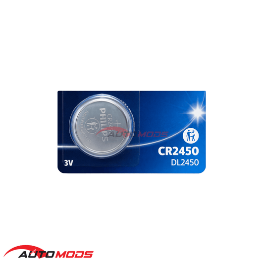 PHILIPS CR2450 LITHIUM COIN BATTERY 3V (1 PACK)