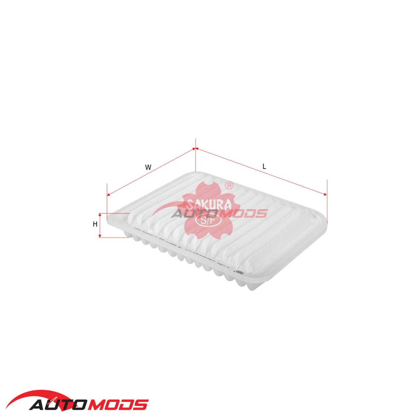 SAKURA AIR FILTER A-1081 FOR MITSUBISHI