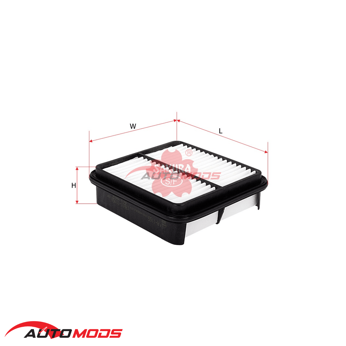 SAKURA AIR FILTER A-1165 FOR TOYOTA