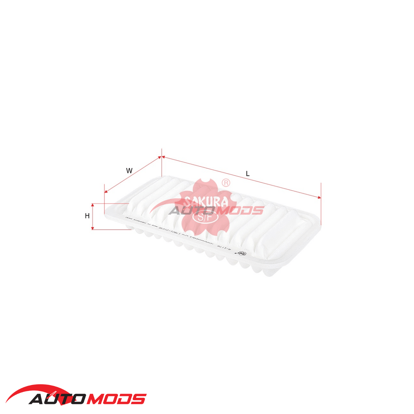 SAKURA AIR FILTER A-1178 FOR TOYOTA
