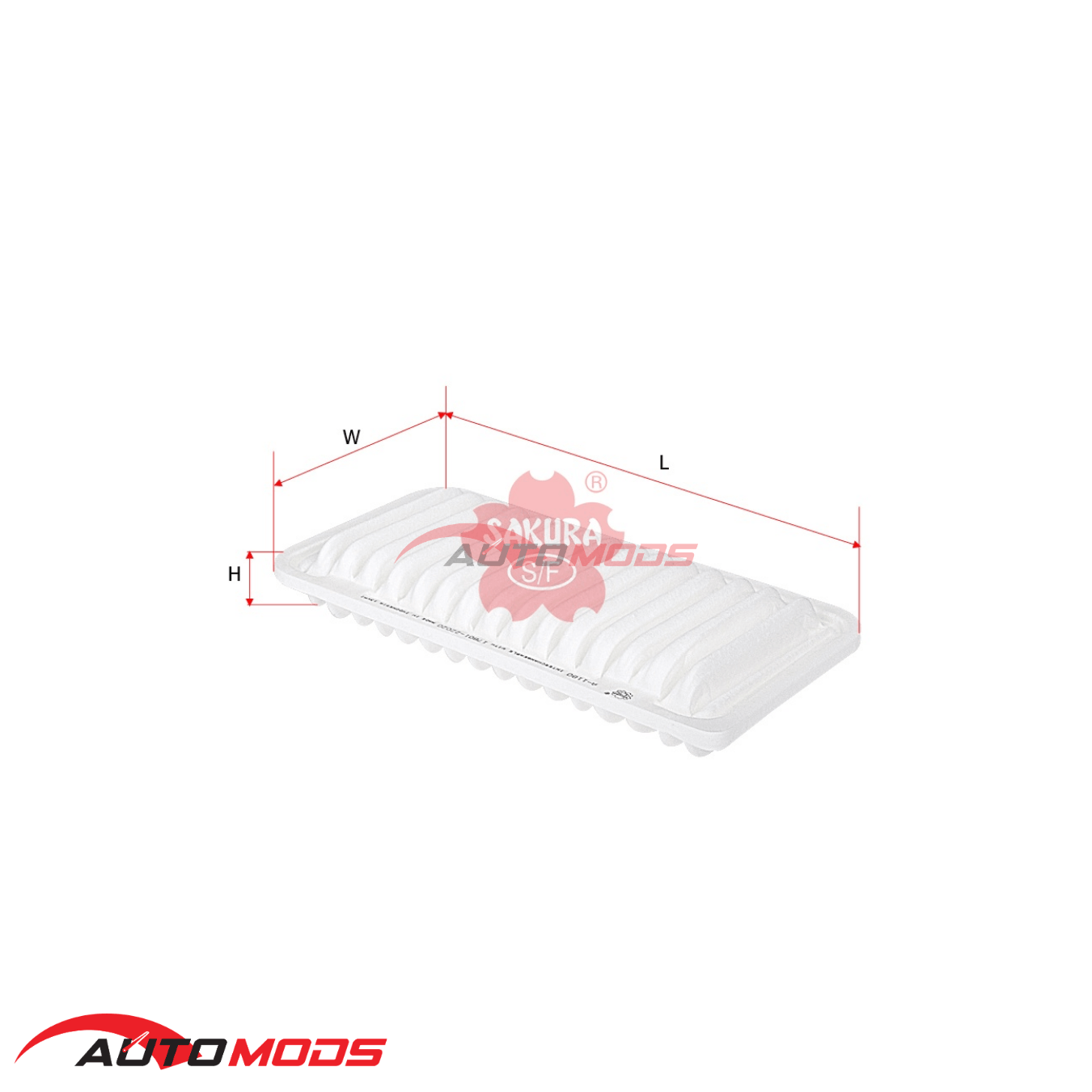SAKURA AIR FILTER A-1180