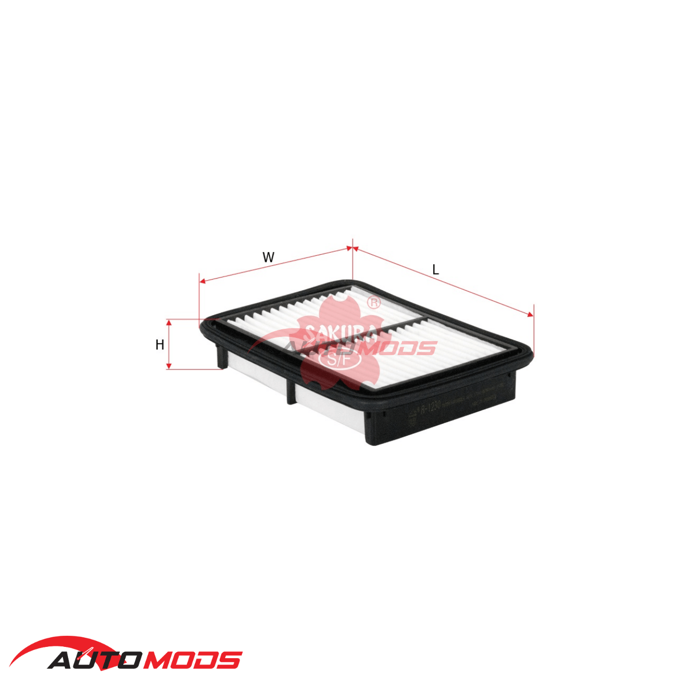 SAKURA AIR FILTER A-1230 FOR TOYOTA
