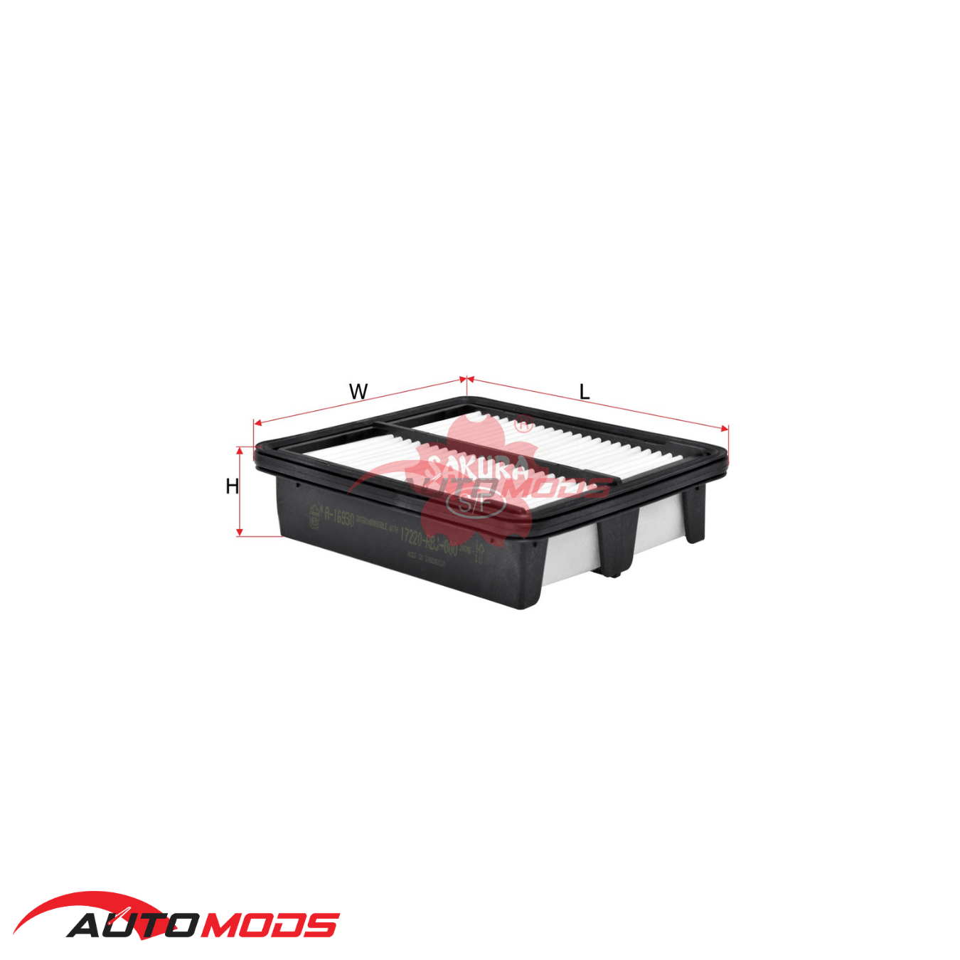 SAKURA AIR FILTER A-16930