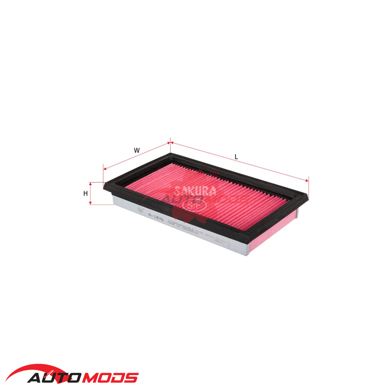 SAKURA AIR FILTER A-1878
