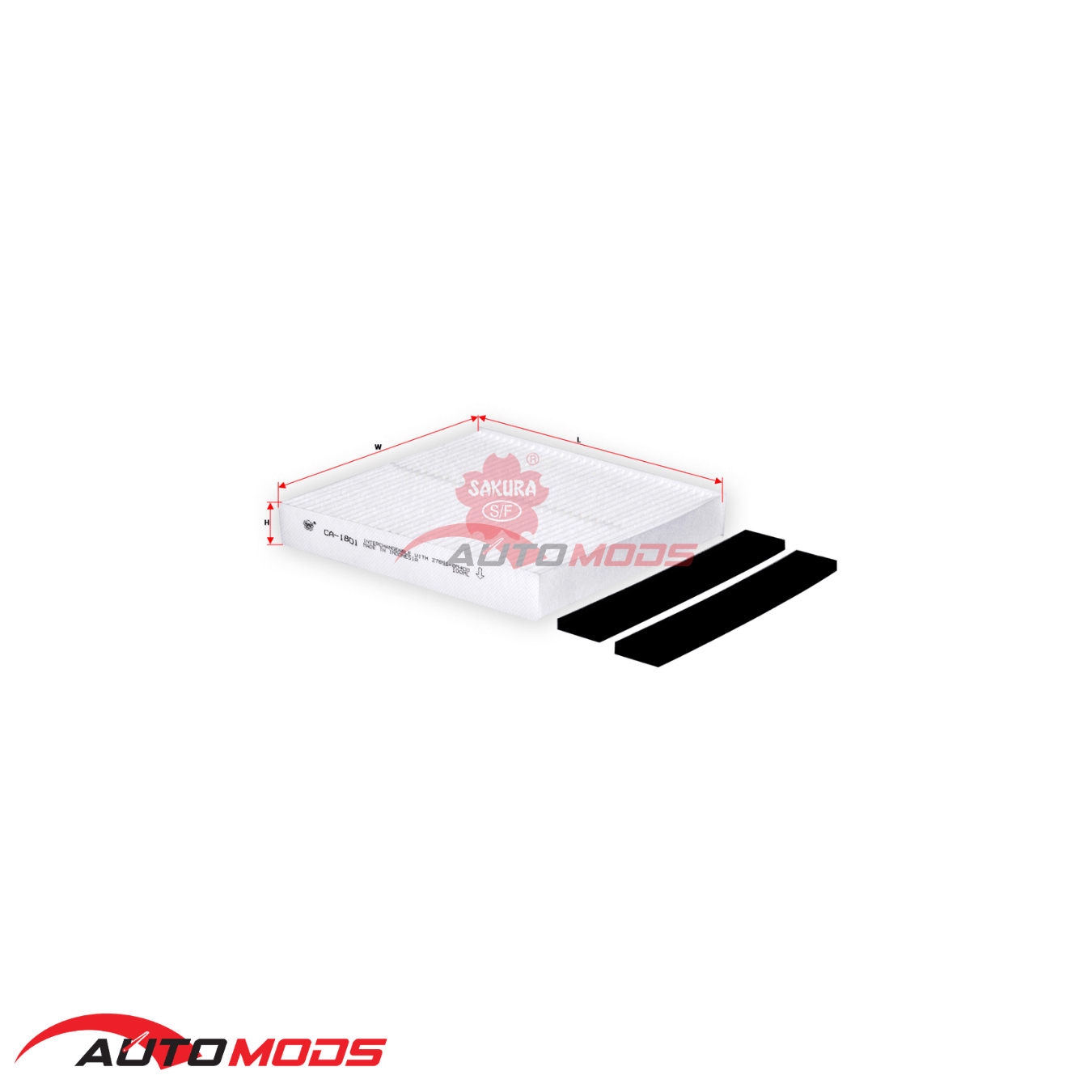 SAKURA CABIN FILTER CA-1801 FOR NISSAN