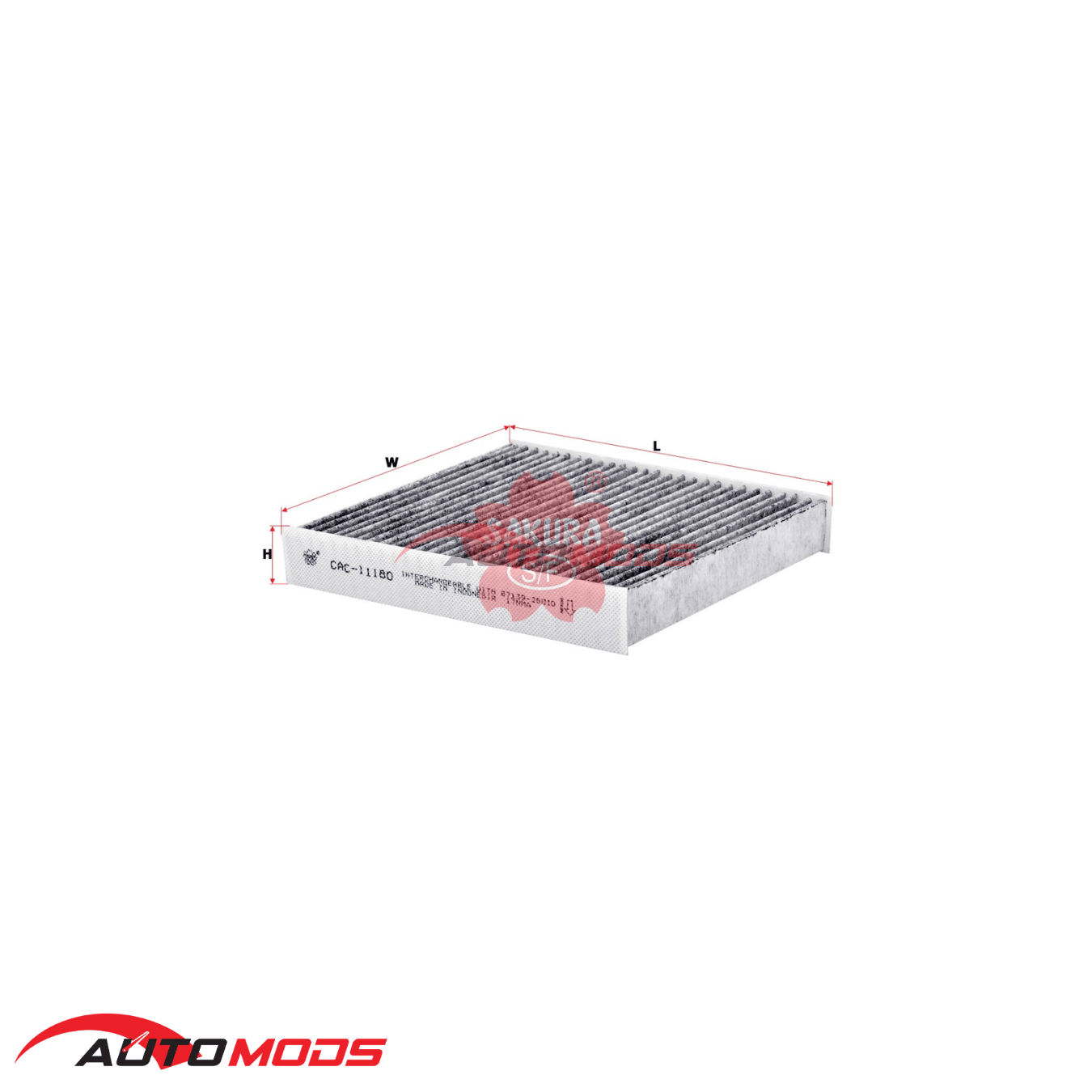SAKURA CABIN FILTER CAC-11180