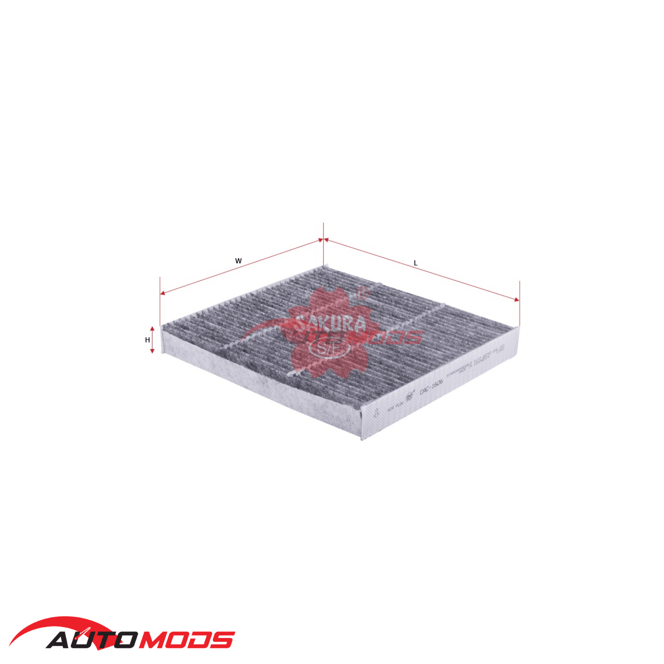 SAKURA CABIN FILTER CAC-1606 FOR HONDA