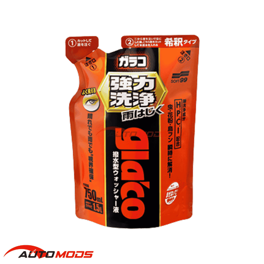 SOFT99 GLACO POWERFUL WINDSHIELD WASHER LIQUID 750ML