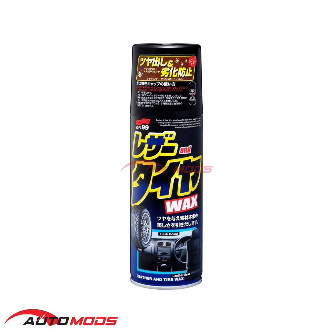 SOFT99 LEATHER & TIRE WAX 420ML