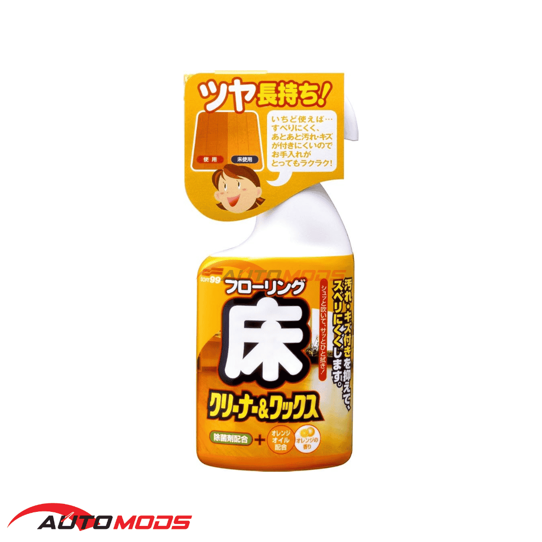 SOFT99 LONG LASTING GLOSS FLOOR CLEANER & WAX 400ML
