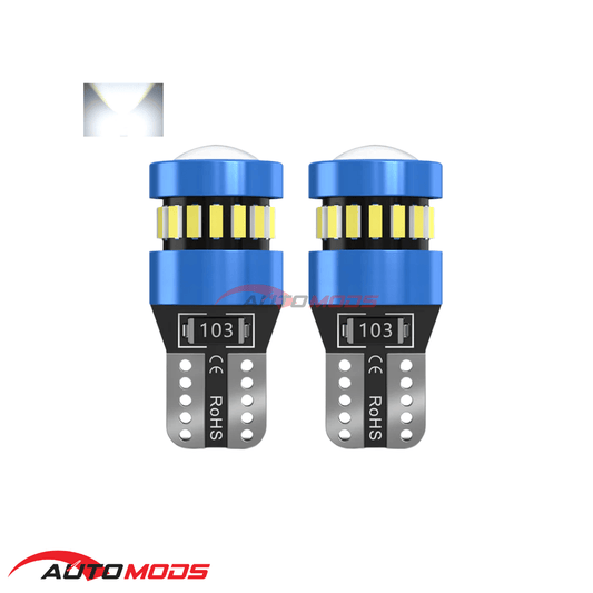 T10 SUPER BRIGHT LED BULB WHITE 1PAIR